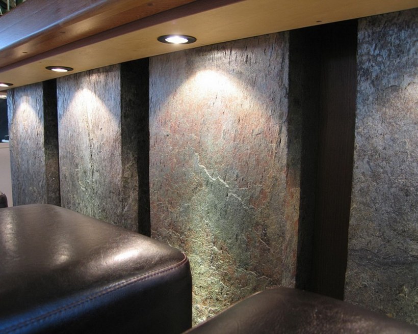 Стеновые панели каменный шпон