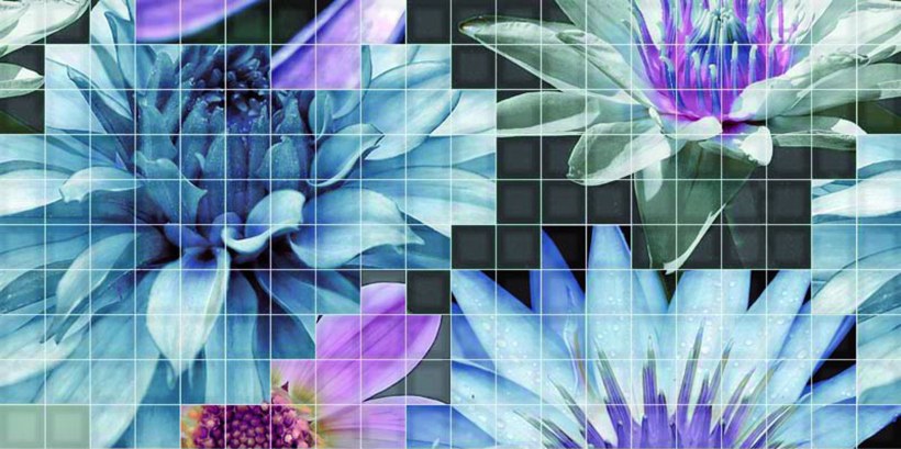 Fanal Mosaico Azul 25х50