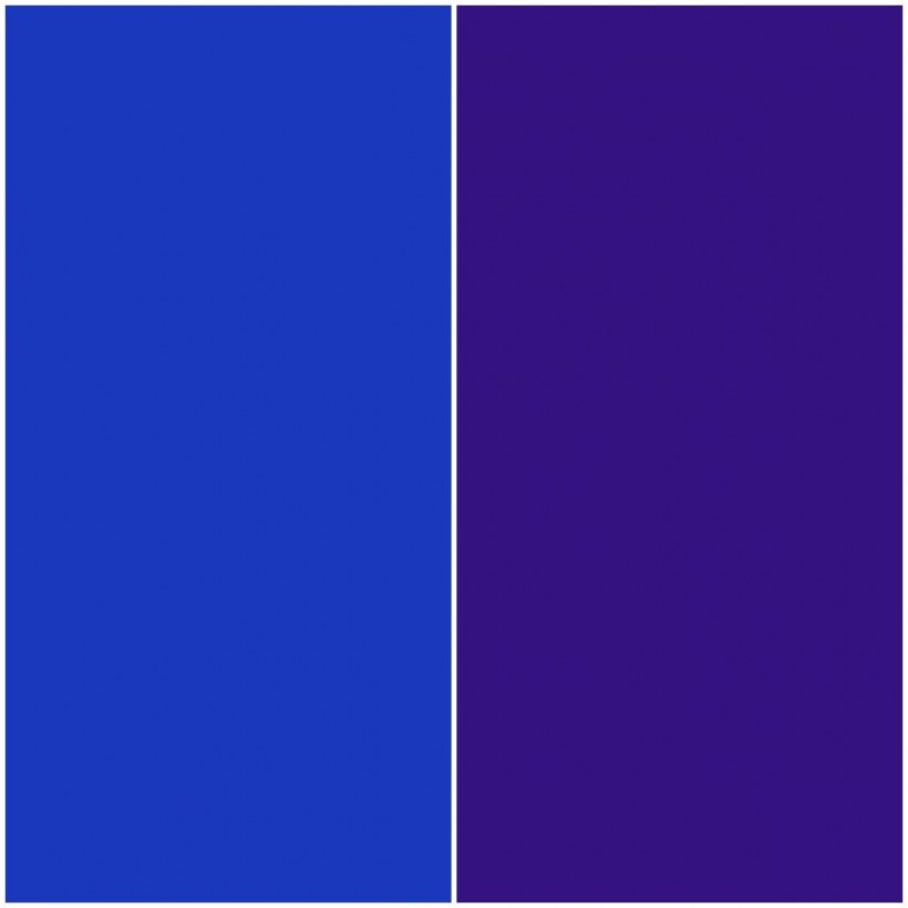 Синий интерьер