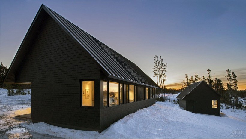 Фальцевая кровля Скандинавский стиль