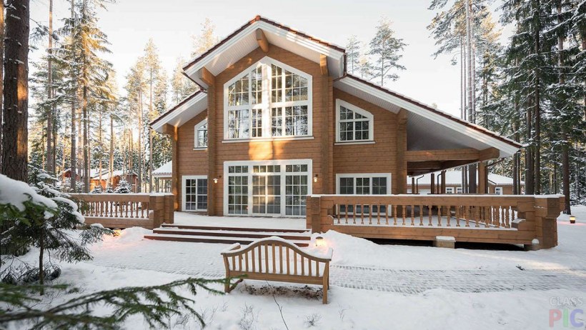 Финский деревянный дом Pegasus 155