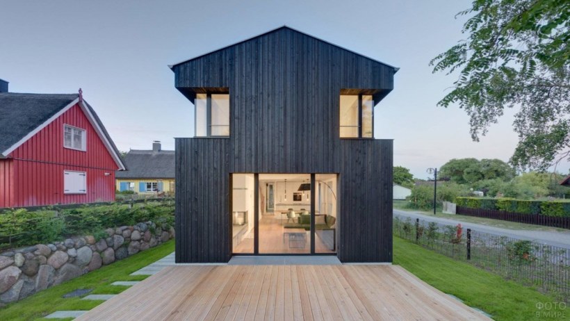 Черный дом Скандинавия