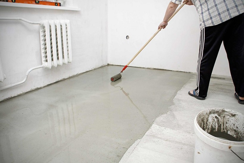 Стяжка пола наливной пол