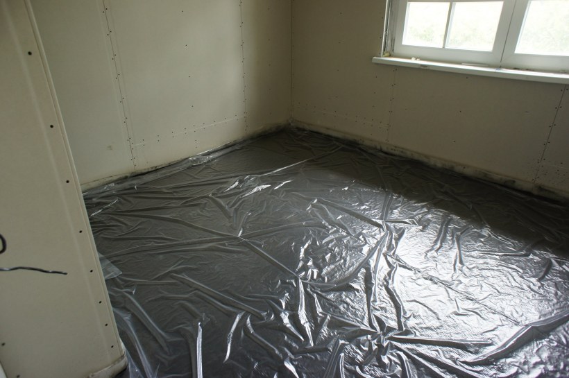 Шлифованная полусухая стяжка