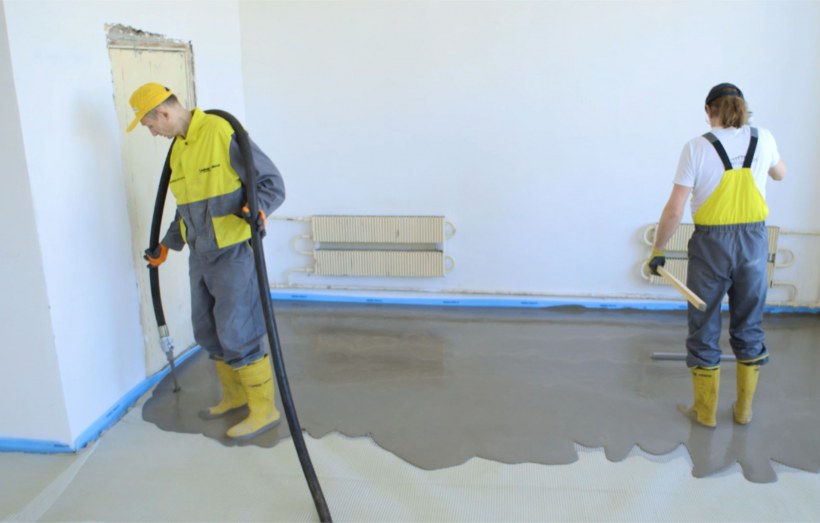 Приспособление для заливки наливного пола