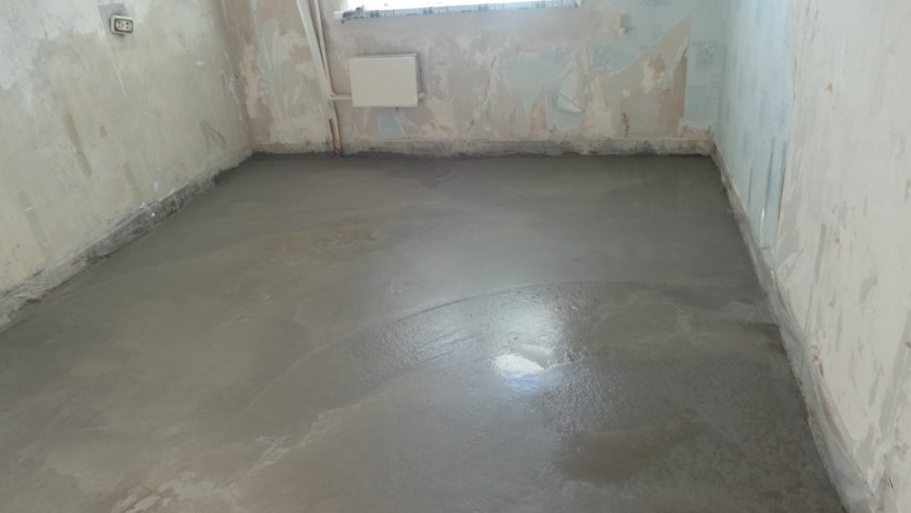 Стяжка полов в интерьере