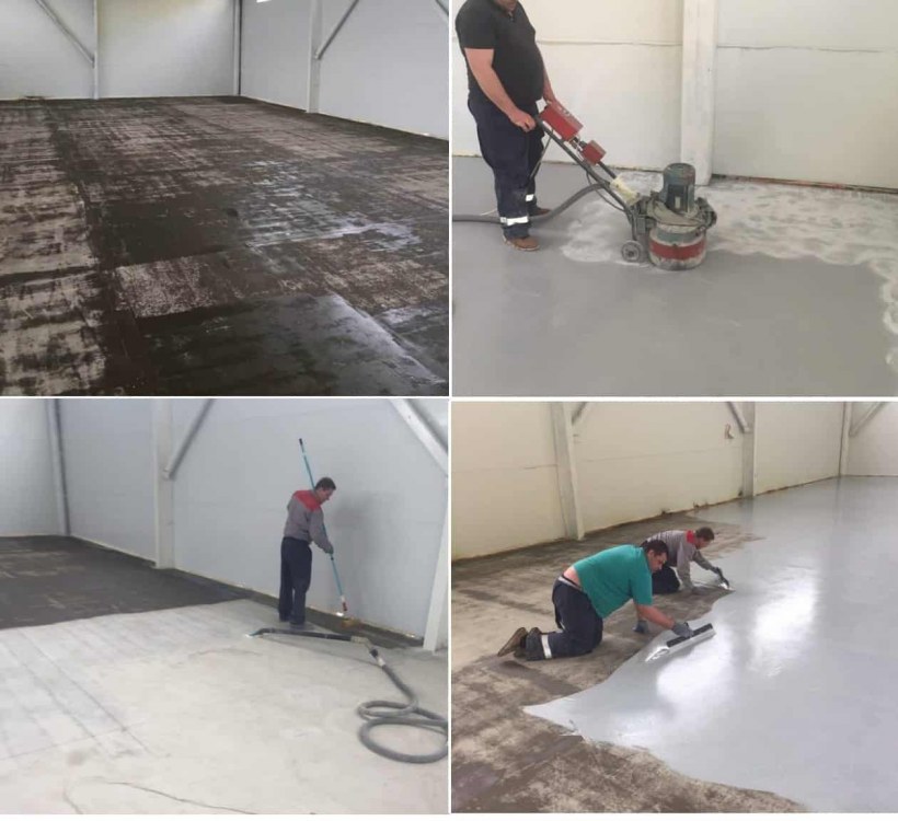 Самонивелирующийся наливной пол