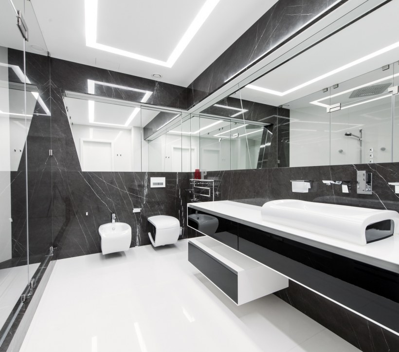 Современный белый интерьер