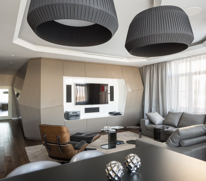 Футуристический стиль в интерьере