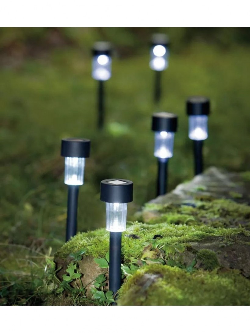 Садовый светильник (СП-325) на солнечных батареях, пластик, 3