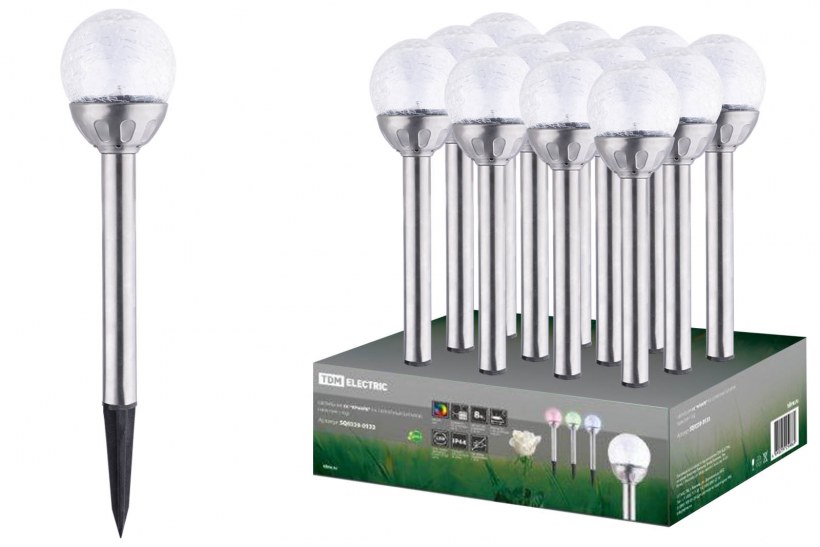 TDM светильник СС "кракле" на солнечных батареях sq0330-0133