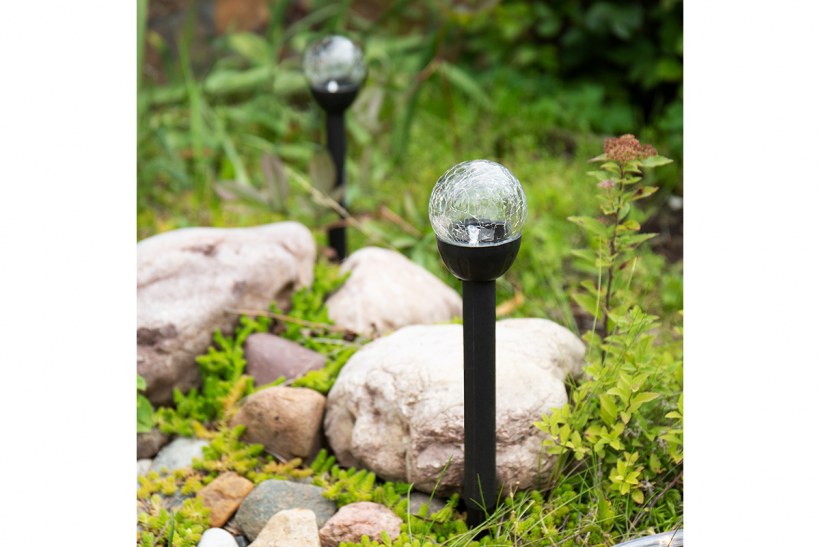 Светильник садовый lamper l=32 см на солнечной батарее