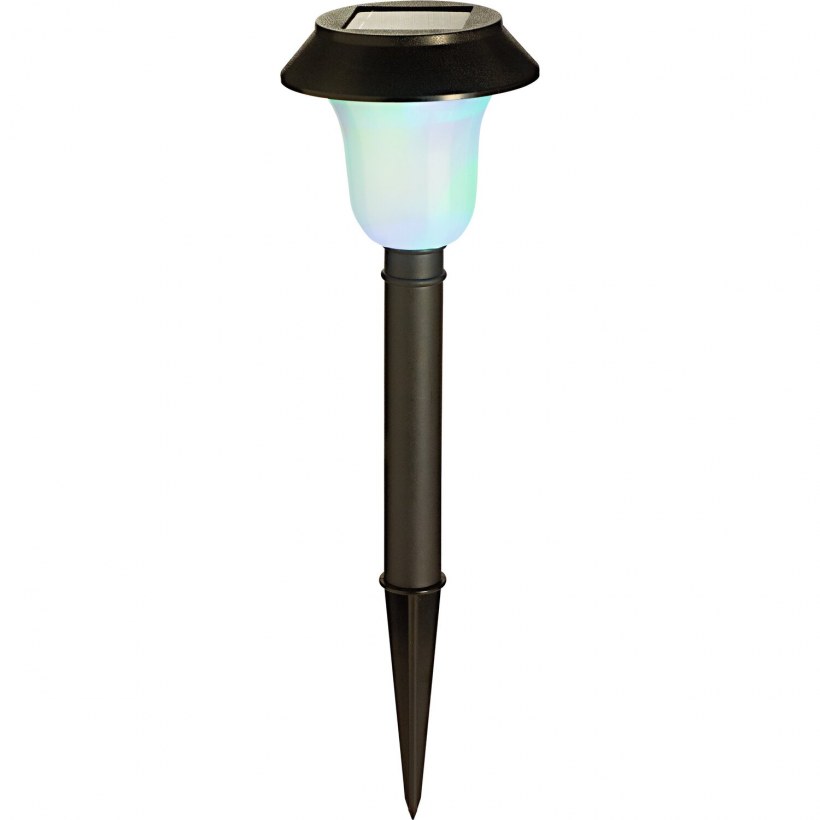 Уличный светильник на солнечной батарее 206228 ip44 RGB