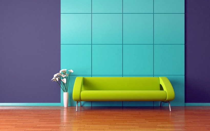 Яркие обои для стен