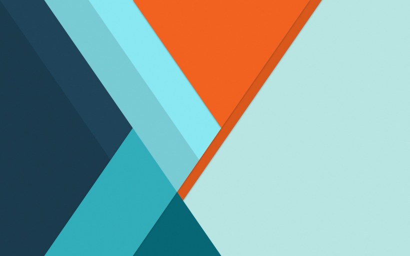 Голубой и оранжевый