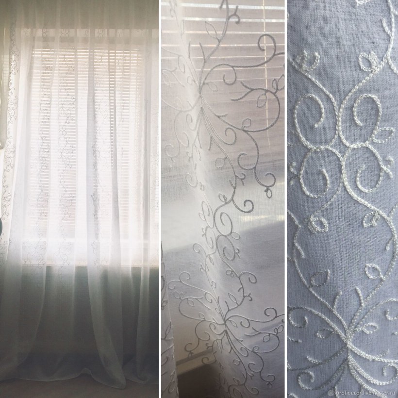 Тюль с вышивкой Lavell 500*270