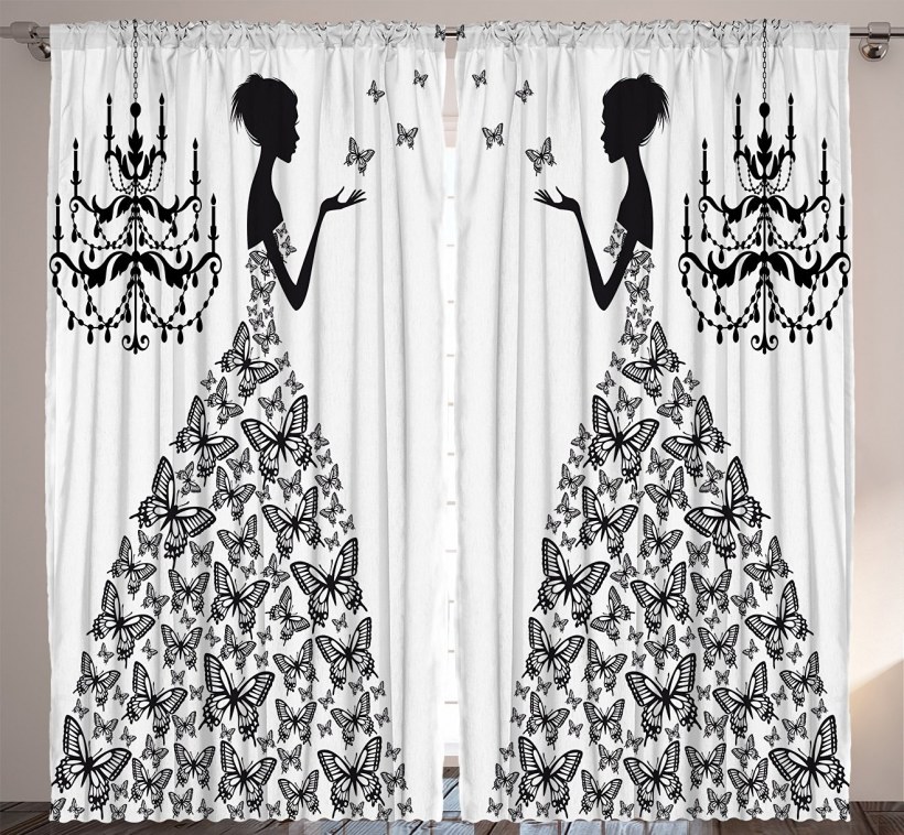 Шторы силуэт