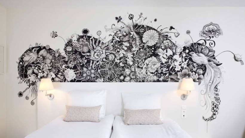 Роспись стен маркером