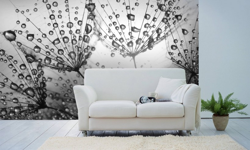 Акриловый рисунок на стене