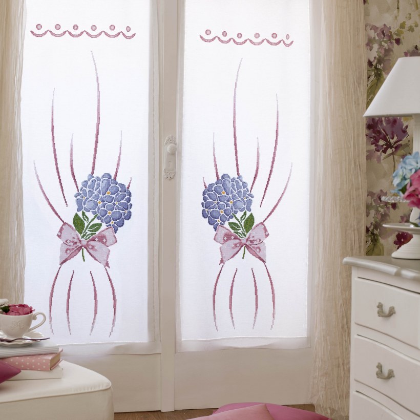 Вышивка крестом шторы