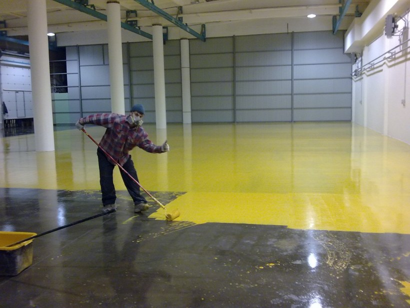 Наливной пол под мрамор