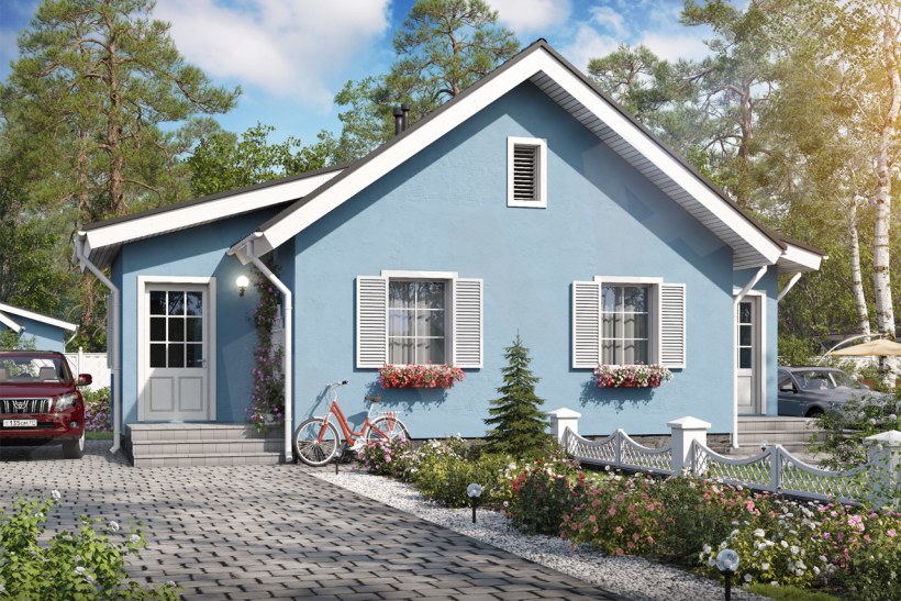 Фахверк Скандинавский стиль