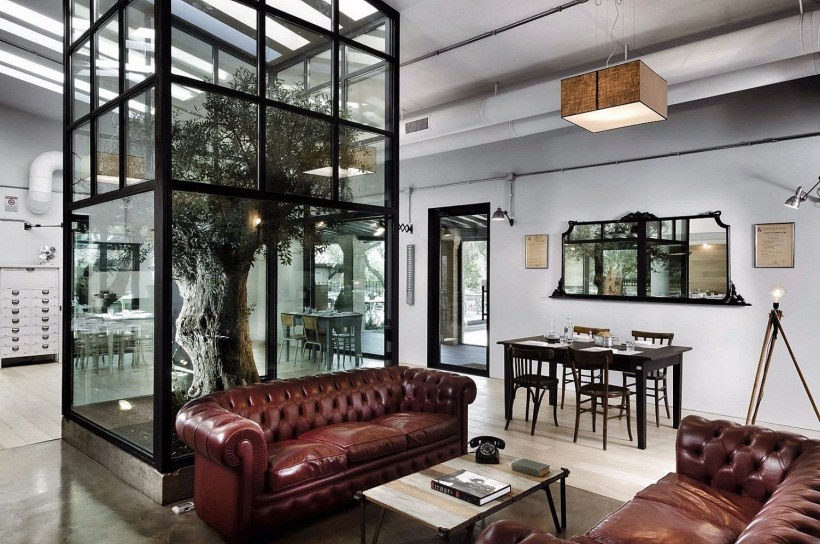 Интерьер лофт