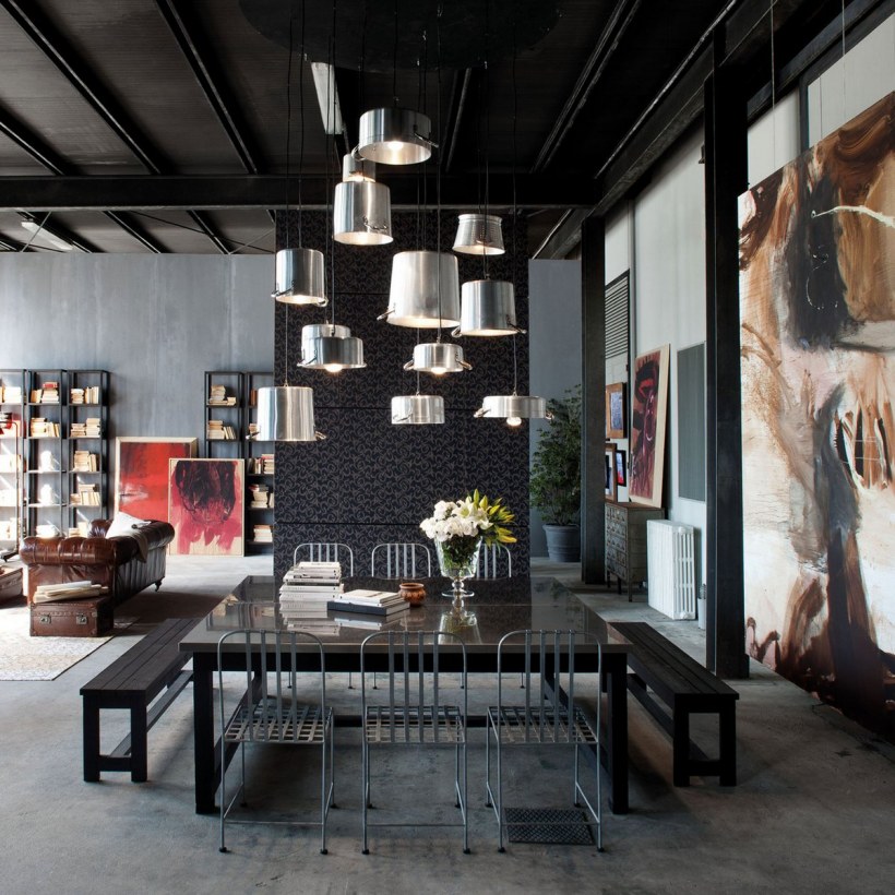 Интерьер квартира в Милане