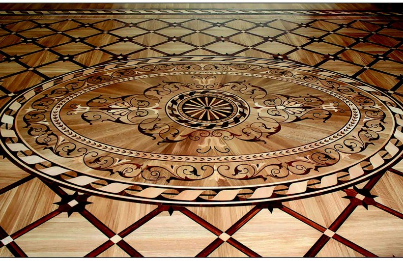 Художественный паркет в интерьере