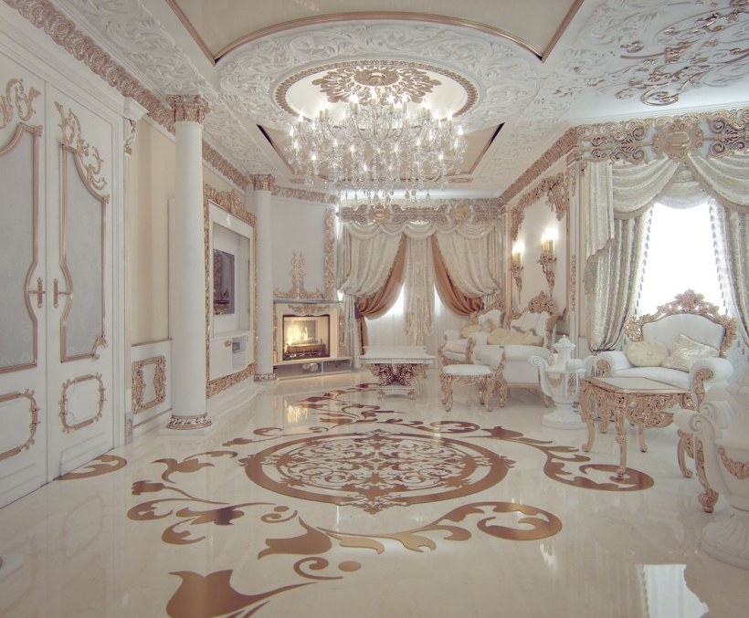 Зал в стиле Барокко