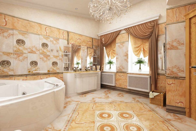 Санузел в стиле Ампир