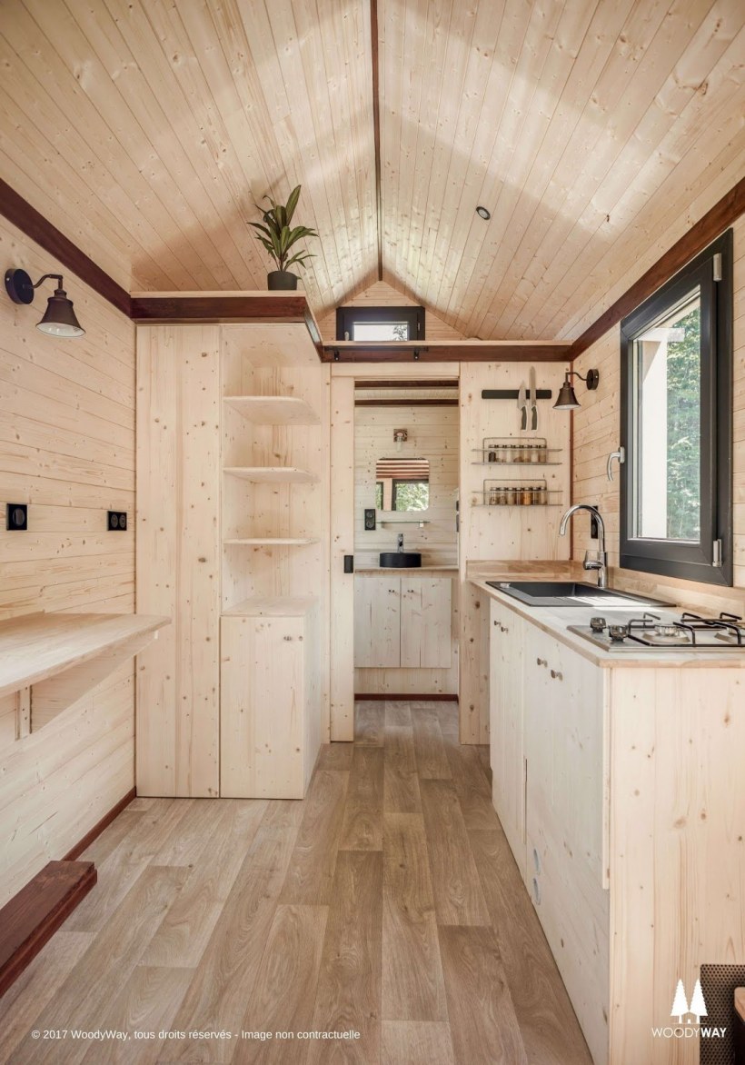 Мини-домик "tiny House" с кухней 7х4.8м