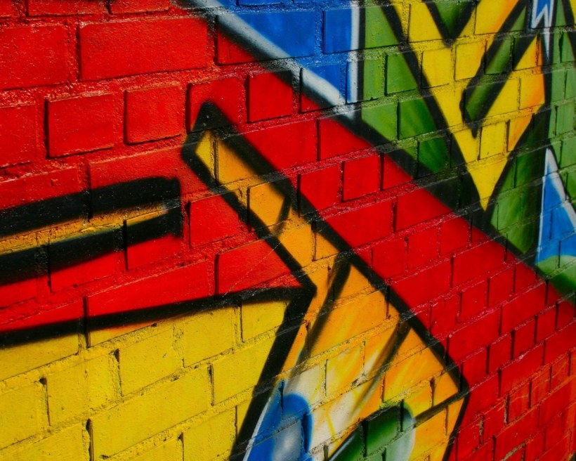 Обои разноцветный кирпич