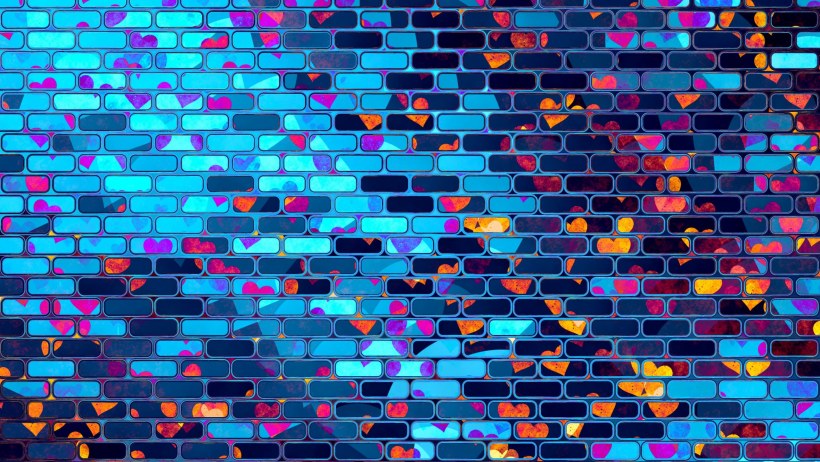 Разноцветные пиксели