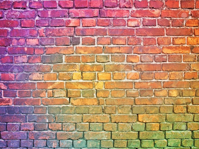 Красно синяя абстракция