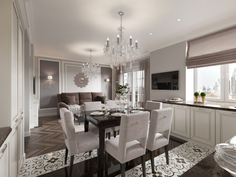 Квартира в итальянском стиле