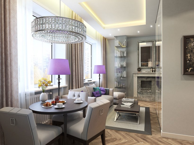 Интерьер квартиры 40 кв