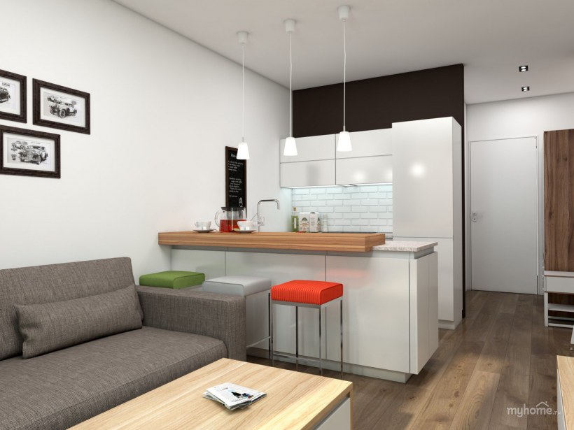 Обставить квартиру студию 25 кв