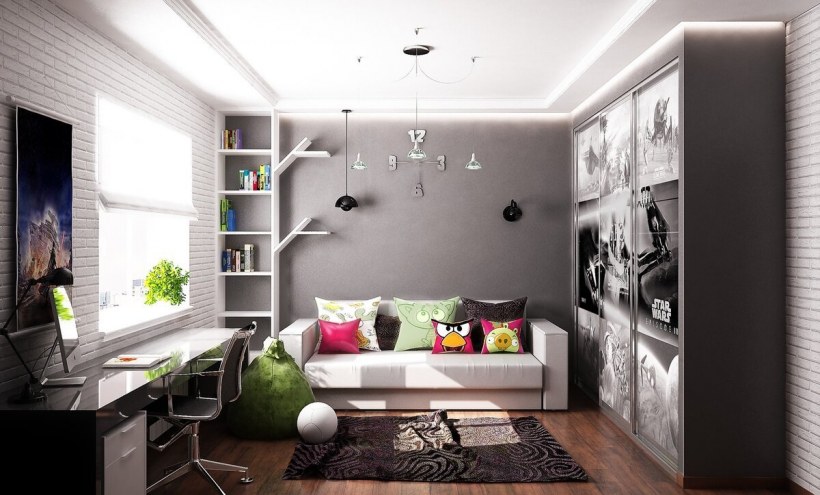 Интерьер детской для подростков