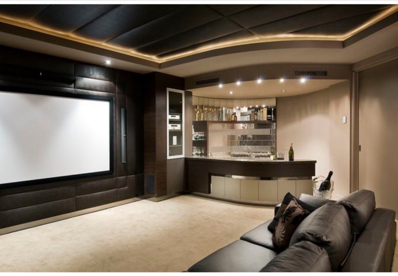 Домашний кинотеатр интерьер