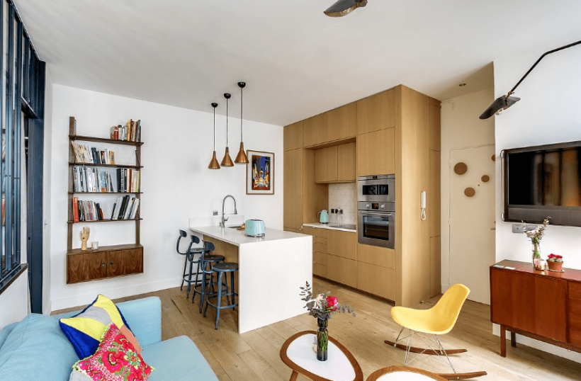 Интерьер маленьких квартир студий