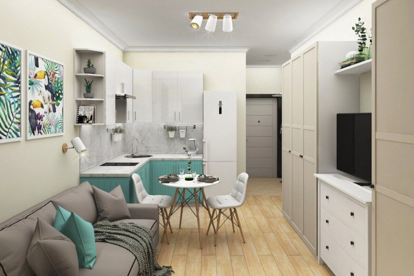 Кухни студии 25кв для квартиры 25 кв.м