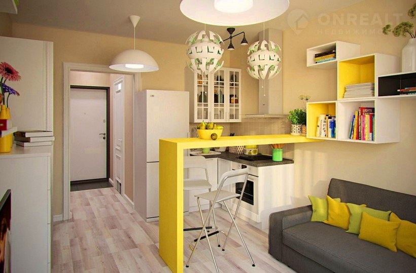 Обустройство маленькой квартиры студии