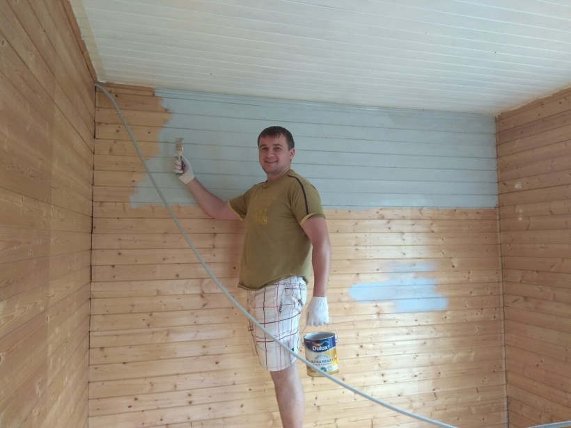 Дешевая отделка стен на даче