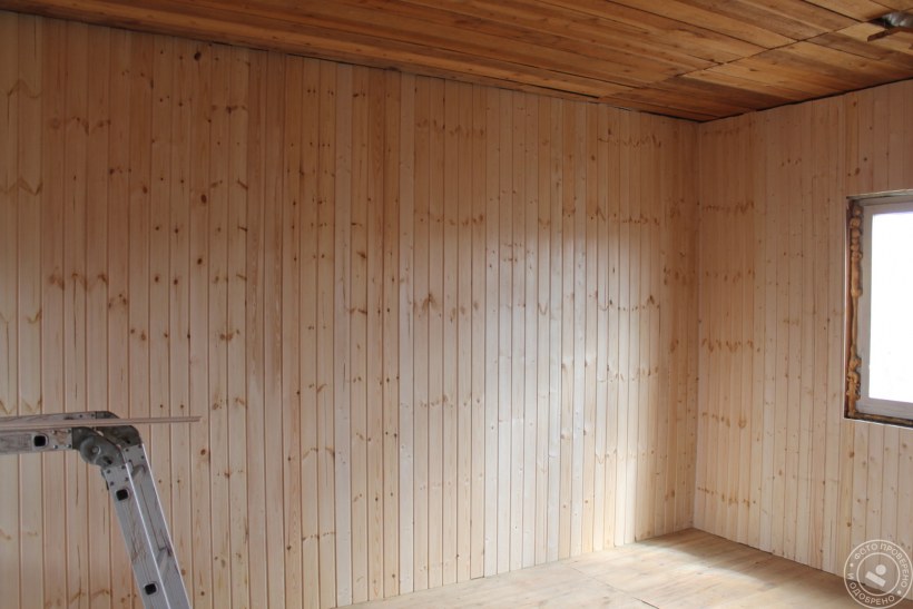 Обшивка стен вагонкой