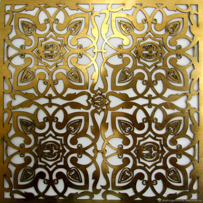 Вентрешетка металл лазерная резка