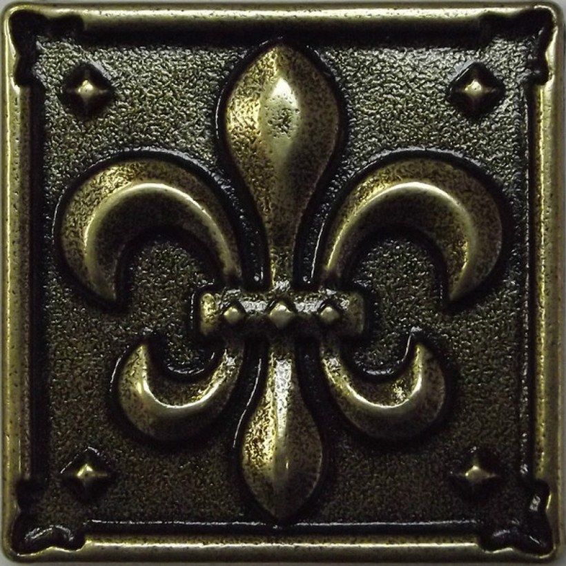 Вставки Kavarti бронзовые декоры Barcelona 7.5 7.5 см