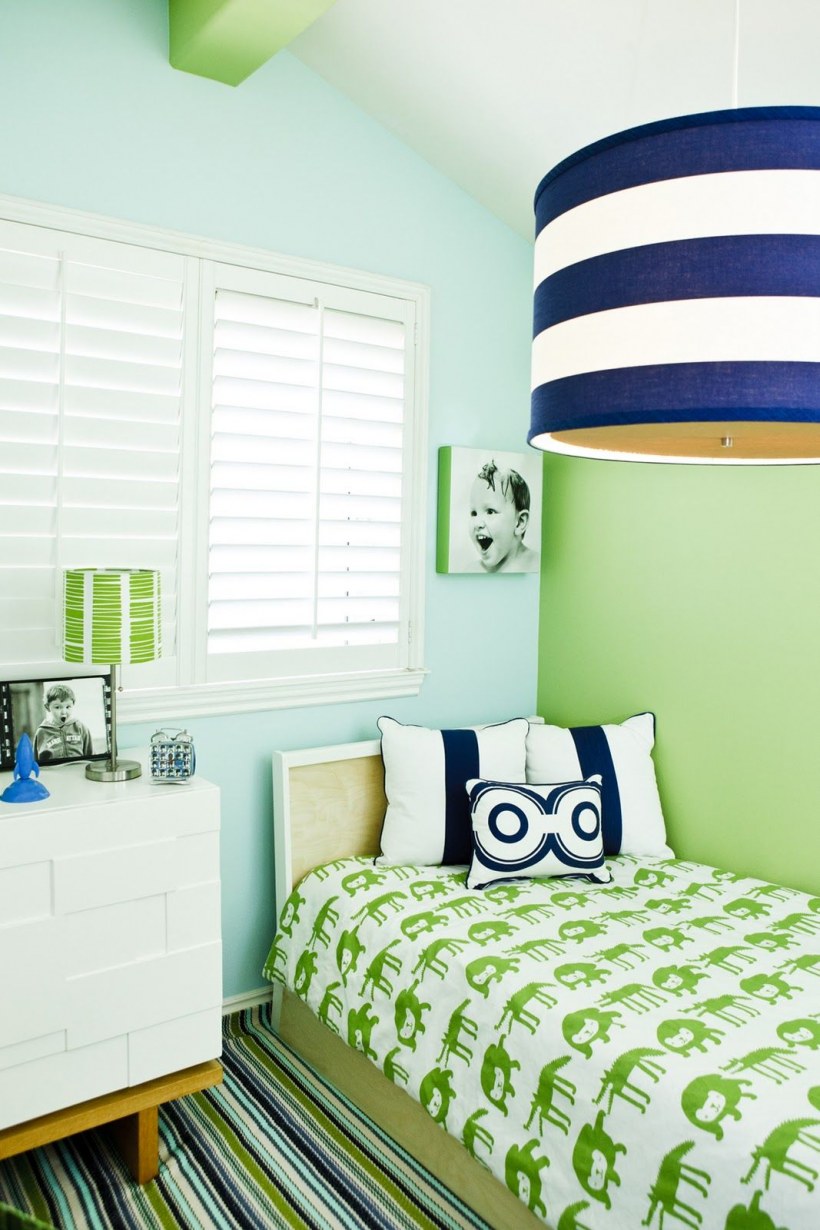 Зелёная комната для подростка