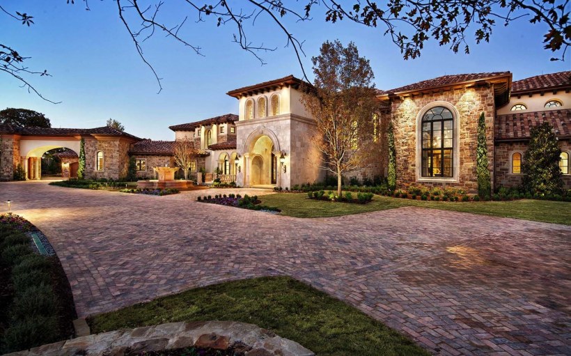 Дом в Тосканском стиле в Америке