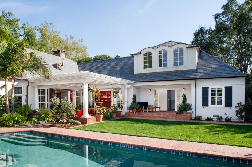 Американский домик с двориком